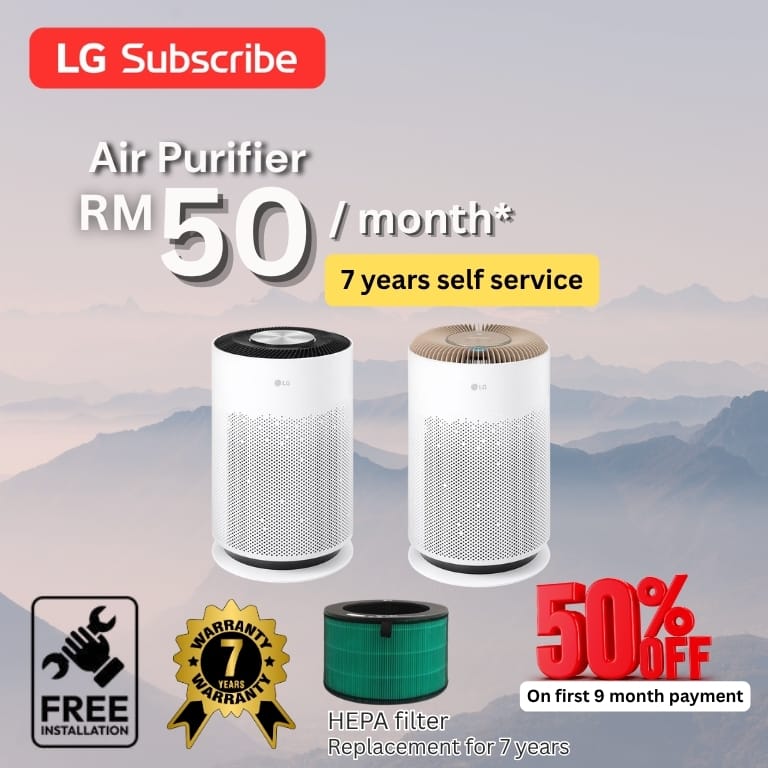New Air Purifier LGsubscribe Promotion - May 2026