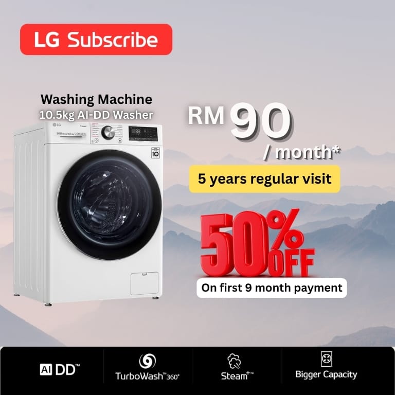 New Washer 2 LGsubscribe Promotion - May 2026